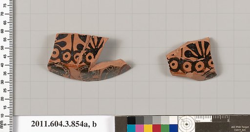 Terracotta fragments of a lekythos (oil flask)