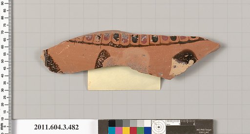 Terracotta fragment of a column-krater (bowl for mixing wine and water)