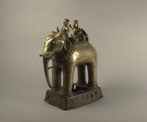 Khandoba and Mahout on an Elephant