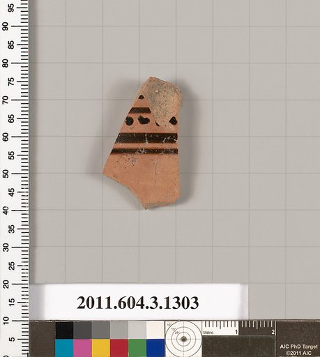Terracotta fragment of a skyphos (deep drinking cup)