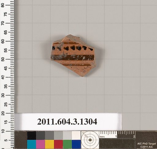 Terracotta fragment of a skyphos (deep drinking cup)