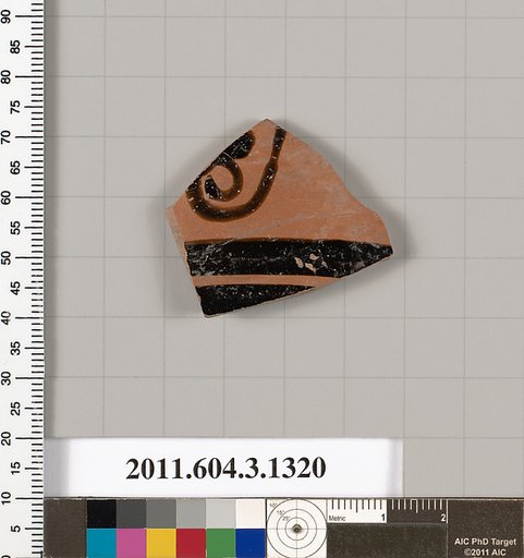 Terracotta fragment of a skyphos (deep drinking cup)