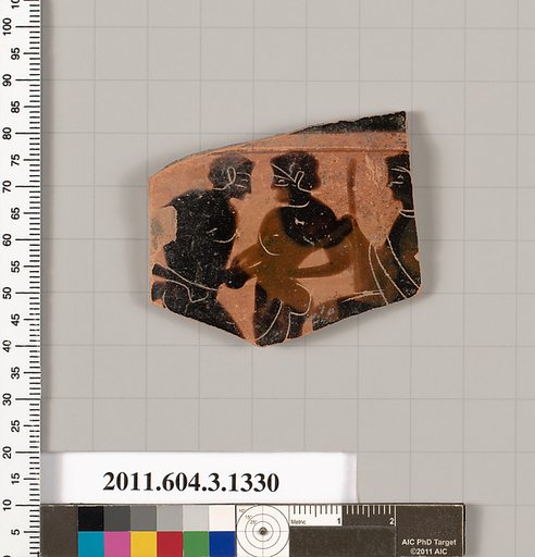 Terracotta fragment of a skyphos (deep drinking cup)