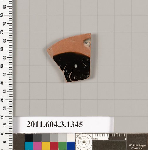 Terracotta fragment of a skyphos (deep drinking cup)