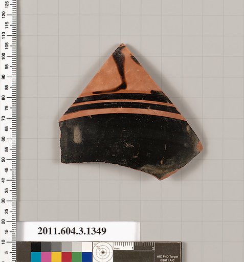 Terracotta fragment of a skyphos (deep drinking cup)