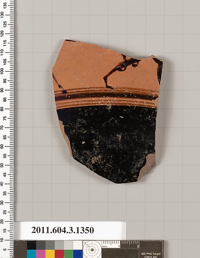 Terracotta fragment of a skyphos (deep drinking cup)