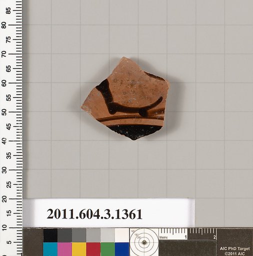 Terracotta fragment of a skyphos (deep drinking cup)