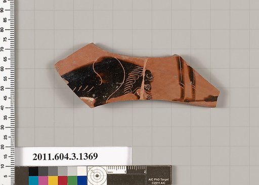 Terracotta fragment of a skyphos (deep drinking cup)