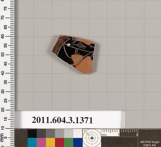 Terracotta fragment of a skyphos (deep drinking cup)