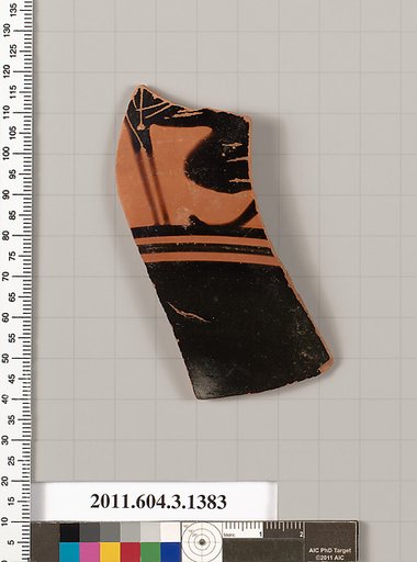 Terracotta fragment of a skyphos (deep drinking cup)