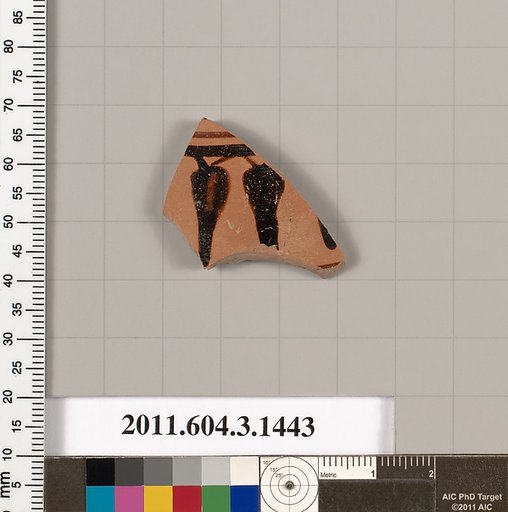 Terracotta fragment of a skyphos (deep drinking cup)