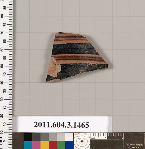 Terracotta fragment of a skyphos (deep drinking cup)