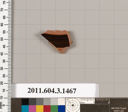 Terracotta fragment of a skyphos (deep drinking cup)