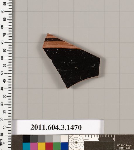 Terracotta fragment of a skyphos (deep drinking cup)