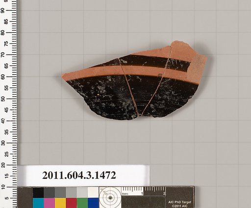 Terracotta fragment of a skyphos (deep drinking cup)