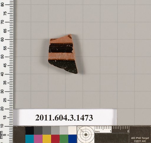 Terracotta fragment of a skyphos (deep drinking cup)