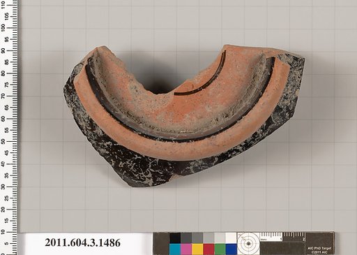 Terracotta fragment of a skyphos (deep drinking cup)