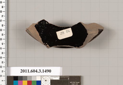Terracotta fragment of a skyphos (deep drinking cup)