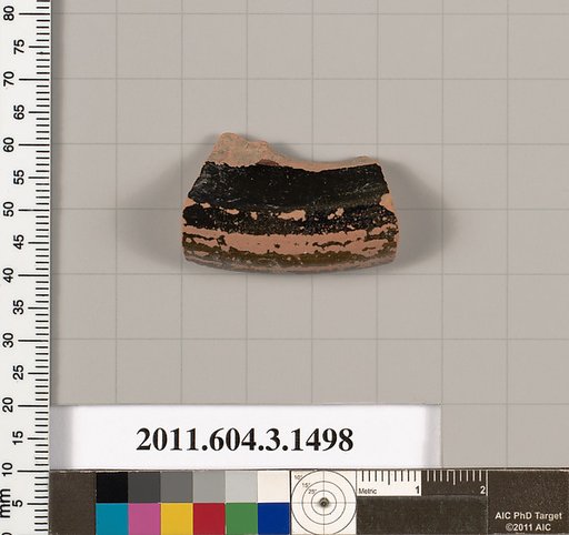 Terracotta fragment of a skyphos (deep drinking cup)