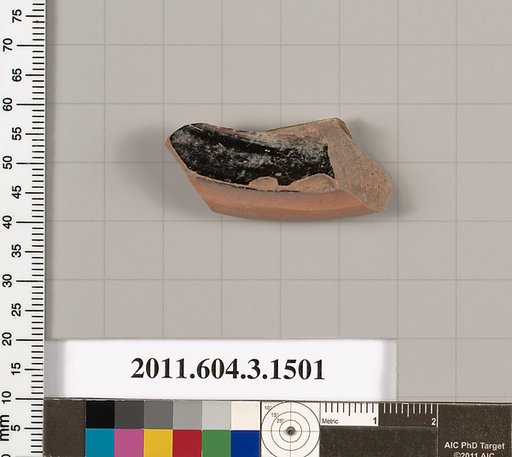 Terracotta fragment of a skyphos (deep drinking cup)
