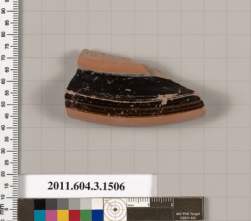 Terracotta fragment of a skyphos (deep drinking cup)