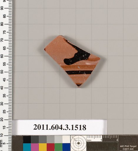 Terracotta fragment of a skyphos (deep drinking cup)