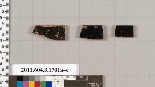 Terracotta rim fragments of kylikes: Band cups (drinking cups)