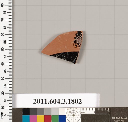 Terracotta fragment of a kylix: Lip cup (drinking cup)