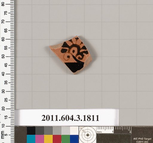 Terracotta fragment of a kylix: Lip cup (drinking cup)
