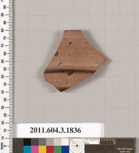 Terracotta fragment of a kylix: Lip cup (drinking cup)