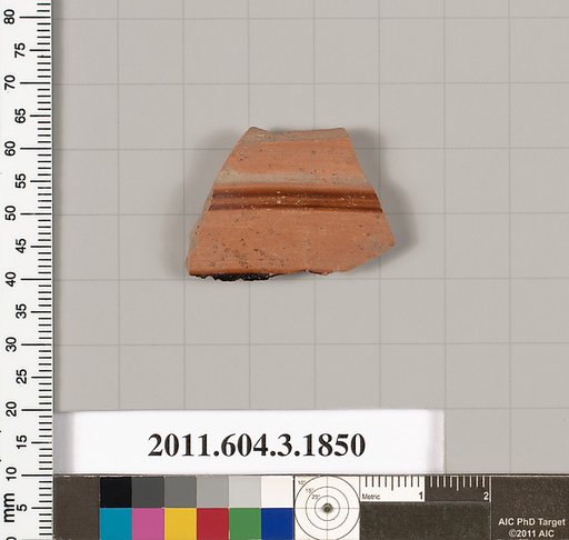 Terracotta fragment of a kylix: Lip cup (drinking cup)
