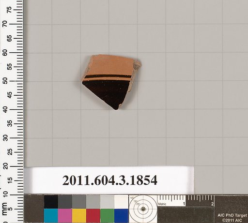 Terracotta fragment of a kylix: Lip cup (drinking cup)