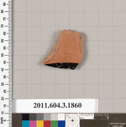 Terracotta fragment of a kylix: Lip cup (drinking cup)