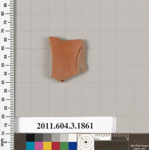 Terracotta fragment of a kylix: Lip cup (drinking cup)