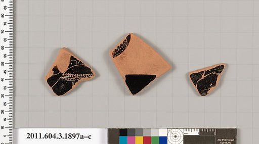 Terracotta fragments of an open shape