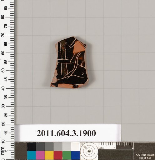 Terracotta fragment of a kylix (drinking cup)?