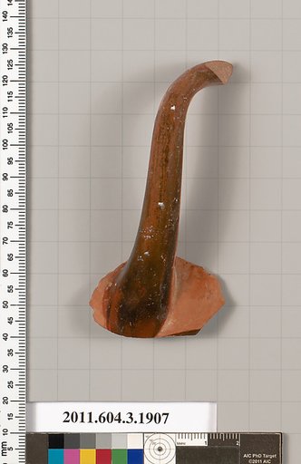 Terracotta fragment of a kylix (drinking cup)