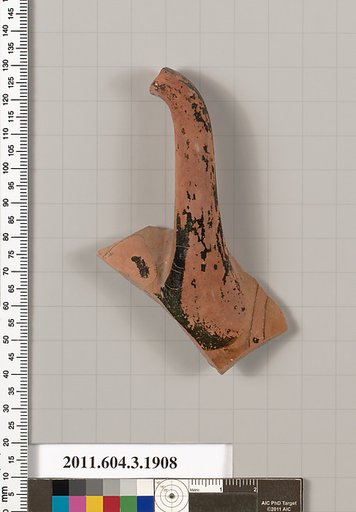 Terracotta fragment of a kylix (drinking cup)
