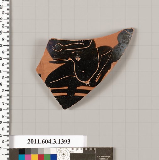Terracotta fragment of a skyphos (deep drinking cup)