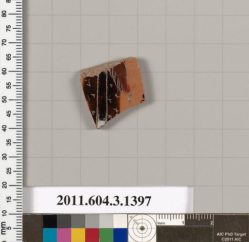 Terracotta fragment of a skyphos (deep drinking cup)
