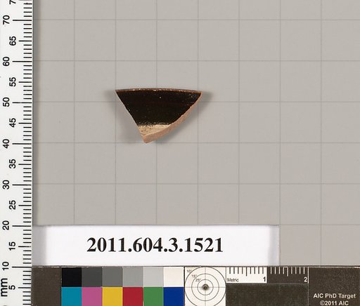 Terracotta fragment of a mastoid (drinking cup with narrow base)