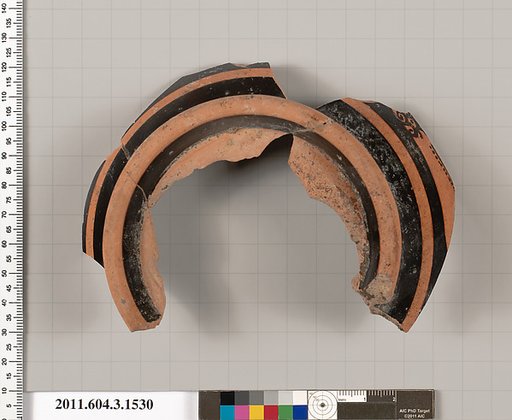 Terracotta fragment of a skyphos (deep drinking cup)