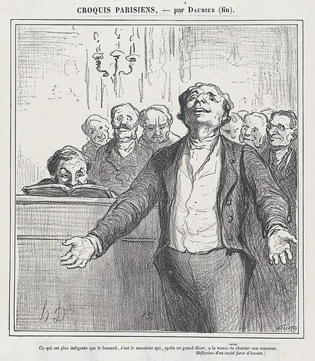 Even more indigestible than a lobster dinner..., from 'Parisian sketches'