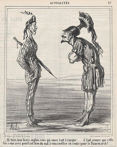 Well, my brave Englishman..., from 'News of the day,' published in Le Charivari, March 5, 1864