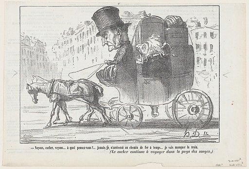 Driver... driver!... what are you thinking?, from "The Coachmen of Paris"