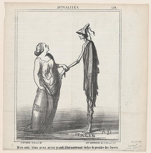 My friend, you are tall enough; but now you must try to put on some weight!, from "News of the Day"