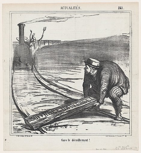 Beware of Derailment!, from "News of the Day"