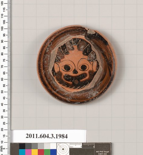 Terracotta fragment of a stemless cup (drinking cup)