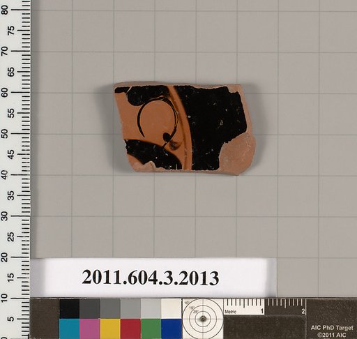 Terracotta fragment of a kylix (drinking cup)