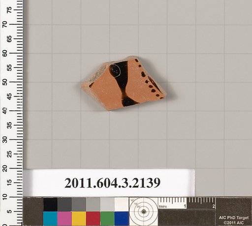 Terracotta fragment of a kylix (drinking cup)
